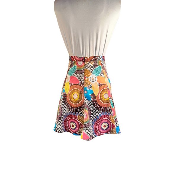 JNTWorld Sundance Retro Floral Design Skirt Women Size Large - Picture 6 of 9